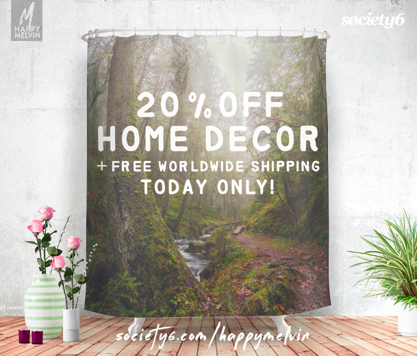 20% off Home decor & Free shipping