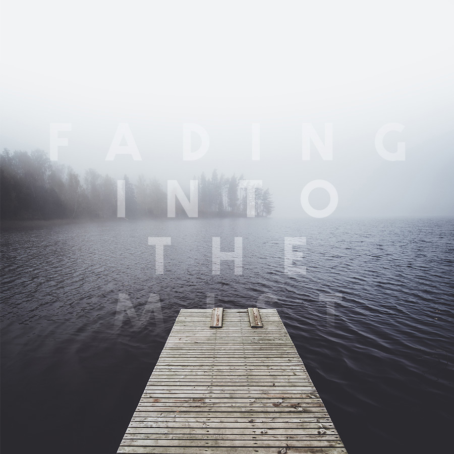 Fading into the mist – now available in the shops